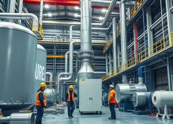 Industrial metal worker